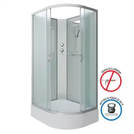 Душевая кабина Niagara Classic 130х90х200 NG-33394-14LBK средний поддон, без гидромассажа, 333944LBK