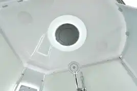 Душевая кабина AvaCan EM5812LLED 120x80 см, высокий поддон, с крышей, левая