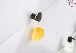 Крючок для полотенец Aquatek Лира AQ4425MB, Черный матовый