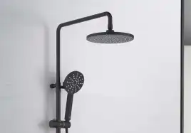 Душевая система Aquatek БЕТТА AQ2140MB, Черный матовый