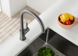 Смеситель для кухни Aquatek Европа AQ1382BGM, Оружейная сталь