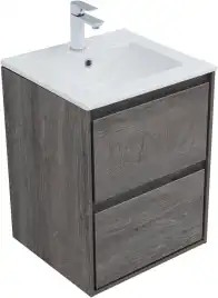 Тумба под раковину Aquanet Милан 50 дуб рошелье, подвесная, 336371