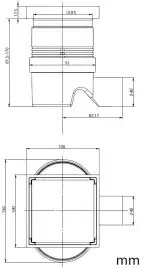 Душевой трап Allen Brau Priority 9.50025.GB 100 золото браш