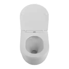 Подвесной унитаз BelBagno SENSO-TOR BB017CH-TOR/SC, безободковый, смыв торнадо с сиденьем микролифт, Белый