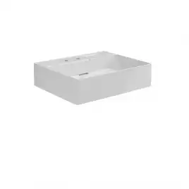 Раковина Kerama Marazzi LOGICA мебельная с двумя отверстиями 60, белая глянцевая, LO.wb.60.2