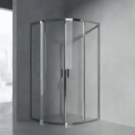 Душевой уголок AVS Раунд Изи 100x100 профиль хром, стекло прозрачное, 803-0004-195-10/10-CR-T