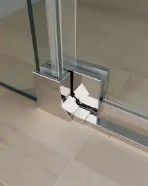 Душевой уголок CEZARES SLIDER-AH-2-80/90-90/100-C-Cr стекло Прозрачное, профиль Хром