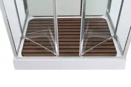 Душевая кабина AvaCan V2012LED 120x90 см, низкий поддон, с крышей