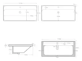 Раковина Aquanet Flash 100, белая, 333270