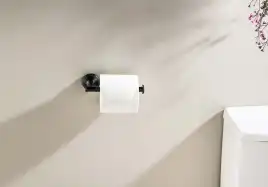 Держатель туалетной бумаги Aquatek Классик AQ4508MB, Черный матовый