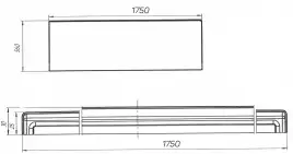 Фронтальная панель FLAT 175 Marka One