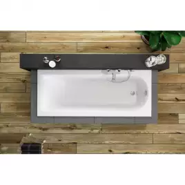 Акриловая ванна Excellent  Aurum Slim 150x70 с тонким бортом, встраиваемая, Белая