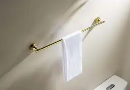 Держатель полотенец 600 мм Aquatek Классик AQ4514PG, Золото глянцевое