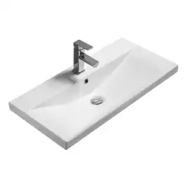 Тумба с раковиной AVS Гармония 80 SL белая, K821-07SL-800WG-217-800WG