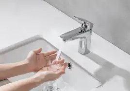 Смеситель для раковины Aquatek Вега AQ1011CR, однорычажный, цвет Хром