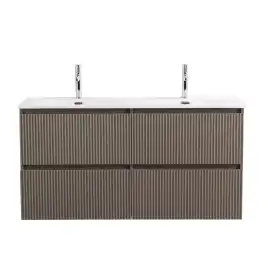 Тумба под раковину BelBagno UNO-1200-4C-SO-СO подвесная, Бежевый матовый