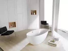 Акриловая ванна Azario LEEDS 170х85 LEE17085, отдельностоящая, белая