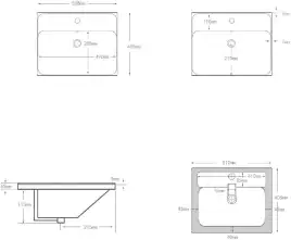 Раковина Aquanet Flash Mini 50 белая, 342052