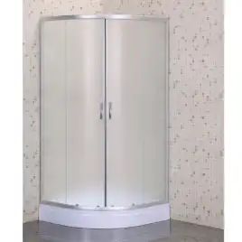 Душевой уголок Loranto 90х90х195, поддон 13 см, профиль сатин, CS-8015S