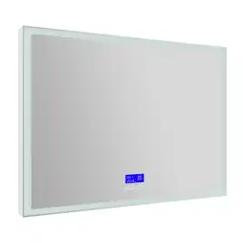 Зеркало BelBagno SPC-GRT 100х80 SPC-GRT-1000-800-LED-TCH-RAD с подстветкой, сенсорный выключатель, с Bluetooth, цифровым термометром и радио