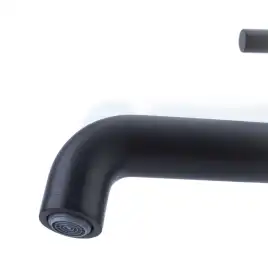 Смеситель для накладной раковины Allen Brau Priority 5.31002-31, однорычажный, высокий, Черный матовый