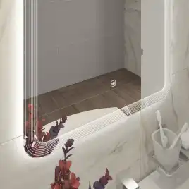 Зеркало Cezares CZR-SPC-DUET-700-800-LED-TCH