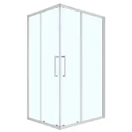 Душевой уголок Loranto 120х80 CS-AB01S-128, профиль сатин, стекло Прозрачное