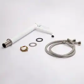 Смесители для раковины AVS Slimmer 811-101-MW высокий, белый матовый