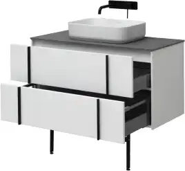 Тумба под раковину Allen Brau Reality 100 1.32007.WM белый матовый
