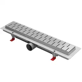 Душевой лоток Azario 75 см AZ-CH 750 M с перфорированной решеткой, Хром матовый