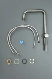Смесители для кухни AVS 811-190-GM, оружейная сталь