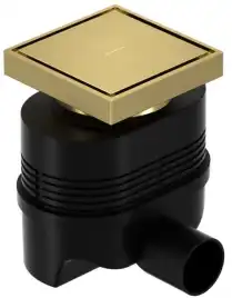 Душевой трап Allen Brau Priority 9.50025.GB 100 золото браш