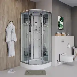 Душевая кабина Niagara Ultra 90х90х220 NG-701-01 низкий поддон, с гидромассажем