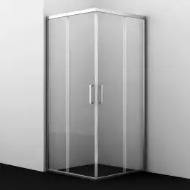 Душевой уголок WasserKRAFT Main 41S 90х90 41S03 профиль Хром стекло Прозрачное