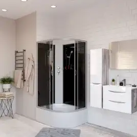 Душевая кабина Niagara Classic 120х80х200 NG-2510-14LBK высокий поддон, без гидромассажа, 25101434LBK