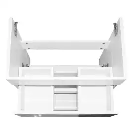 Тумба с раковиной Azario Эстима 60 CS00094582, подвесная, Белая глянцевая