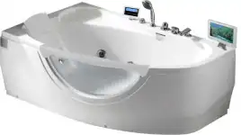 Акриловая ванна Gemy G9046 II O L 171х99 с гидромассажем, левая