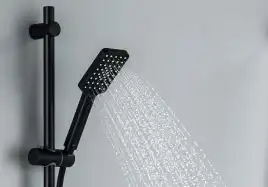 Душевой гарнитур Aquatek ЛИРА AQ2018MB, Черный матовый