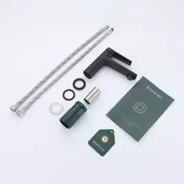 Смеситель для раковины Splenka S04.10.06, Черный матовый