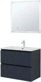 Тумба под раковину Aquanet Джейн (Flat) 80 маренго 335429