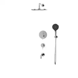 Душевая система для ванны WHITECROSS Y chrome YSET07TOPCR, скрытого монтажа, Хром