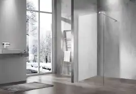 Душевая перегородка Vincea Walk in 120 VSW-1H120CL, профиль хром, стекло прозрачное