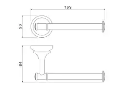 Держатель туалетной бумаги Aquatek Классик AQ4508CR, Хром