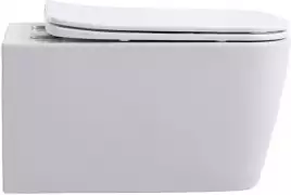 Унитаз подвесной Aquanet Rimless Tavr 2.0 W LX-1907, с сиденьем микролифтом