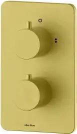 Смеситель для ванны Allen Brau Priority 5.3U123-GB (с внутренней частью, 3 выхода) золото браш