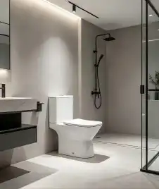Унитаз-компакт ABBER Rechteck AC1221 белый, безободковый, смыв торнадо