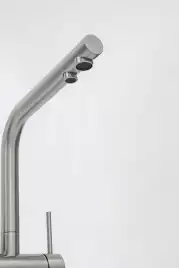 Смеситель для кухни AVS PureRiver 827-160-BS, Г-образный излив, брашированная сталь