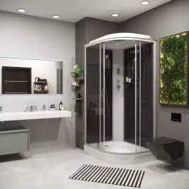 Душевая кабина Niagara Classic 120х80х215 NG-3512-14LP низкий поддон, без гидромассажа, 35121433LP