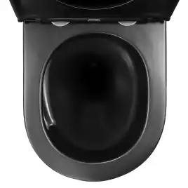 Унитаз подвесной Azario Grado AZ-0046-UQ3-MB подвесной, безободковый, со смывом 