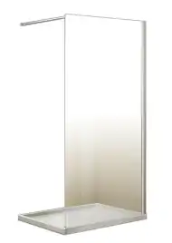 Душевая перегородка Aquanet Cinetic 90 см, AE12-F-90H190U-CT, профиль Хром, стекло Прозрачное